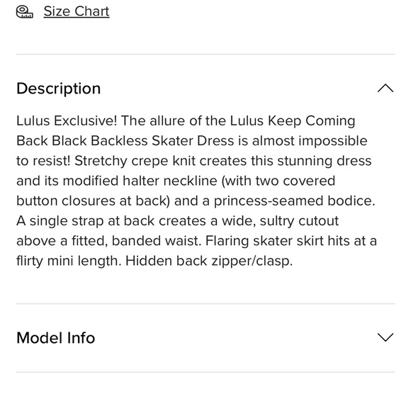 NWOT Lulu’s Keep Coming Back Backless Mini Dress - Picture 6 of 10